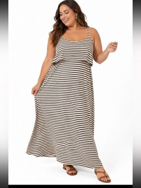 Striped Maxi Dress Allysse